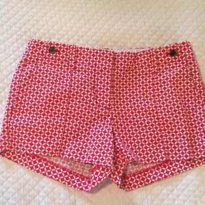 J. Crew shorts size 0 red, white and blue